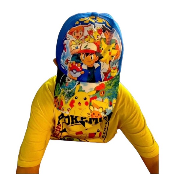 Child’s Pokémon Velcro Hat - Picture 2 of 6